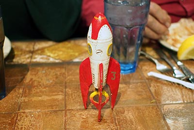 This rocket is a bottle opener